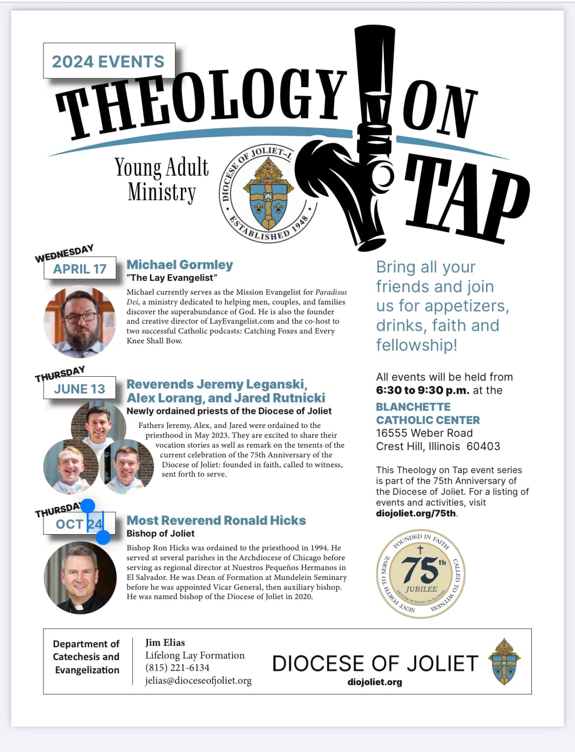 2024 Theology on Tap Event Series